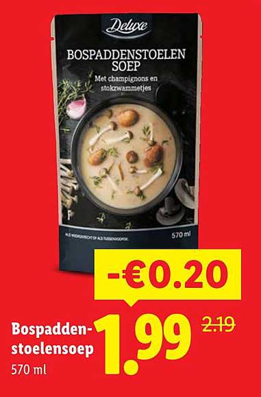 Bospaddenstoelensoep 570 ml