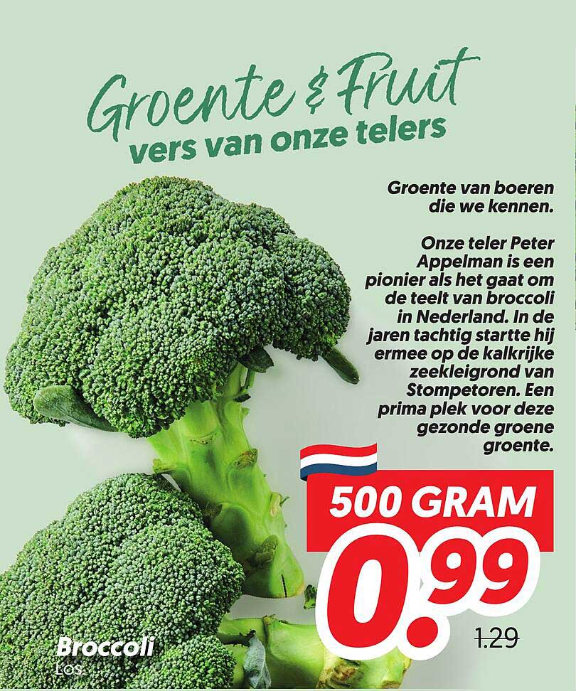 Broccoli Los 500 GRAM