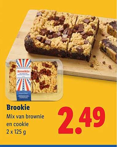 Brookie Mix van brownie en cookie 2 x 125 g