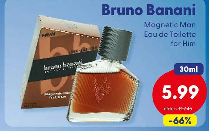 Bruno Banani Magnetic Man Eau de Toilette for Him