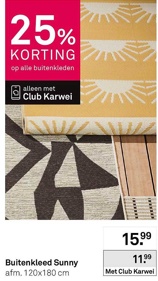 Buitenkleed Sunny