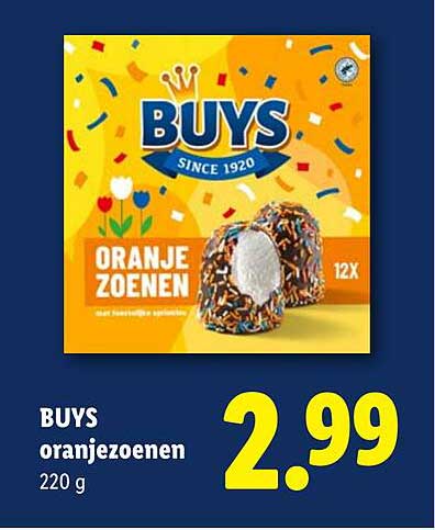 BUYS oranjeroenen 220 g