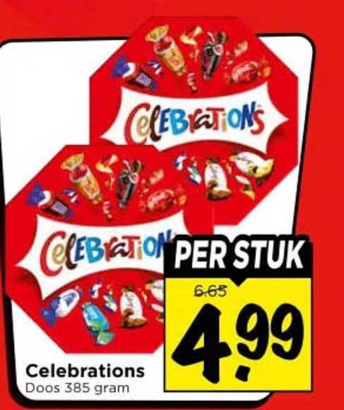 Celebrations Doos 385 gram PER STUK