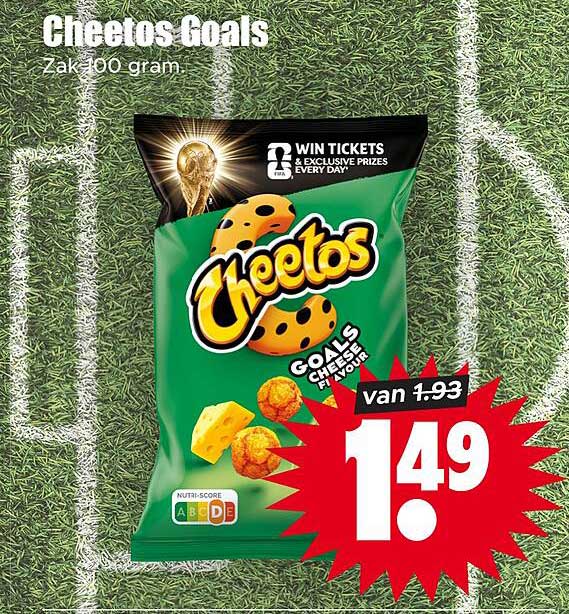 Cheetos Goals Zak 100 gram