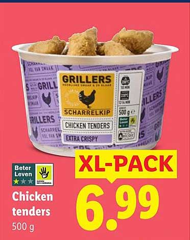 Chicken tenders 500 g XL-PACK