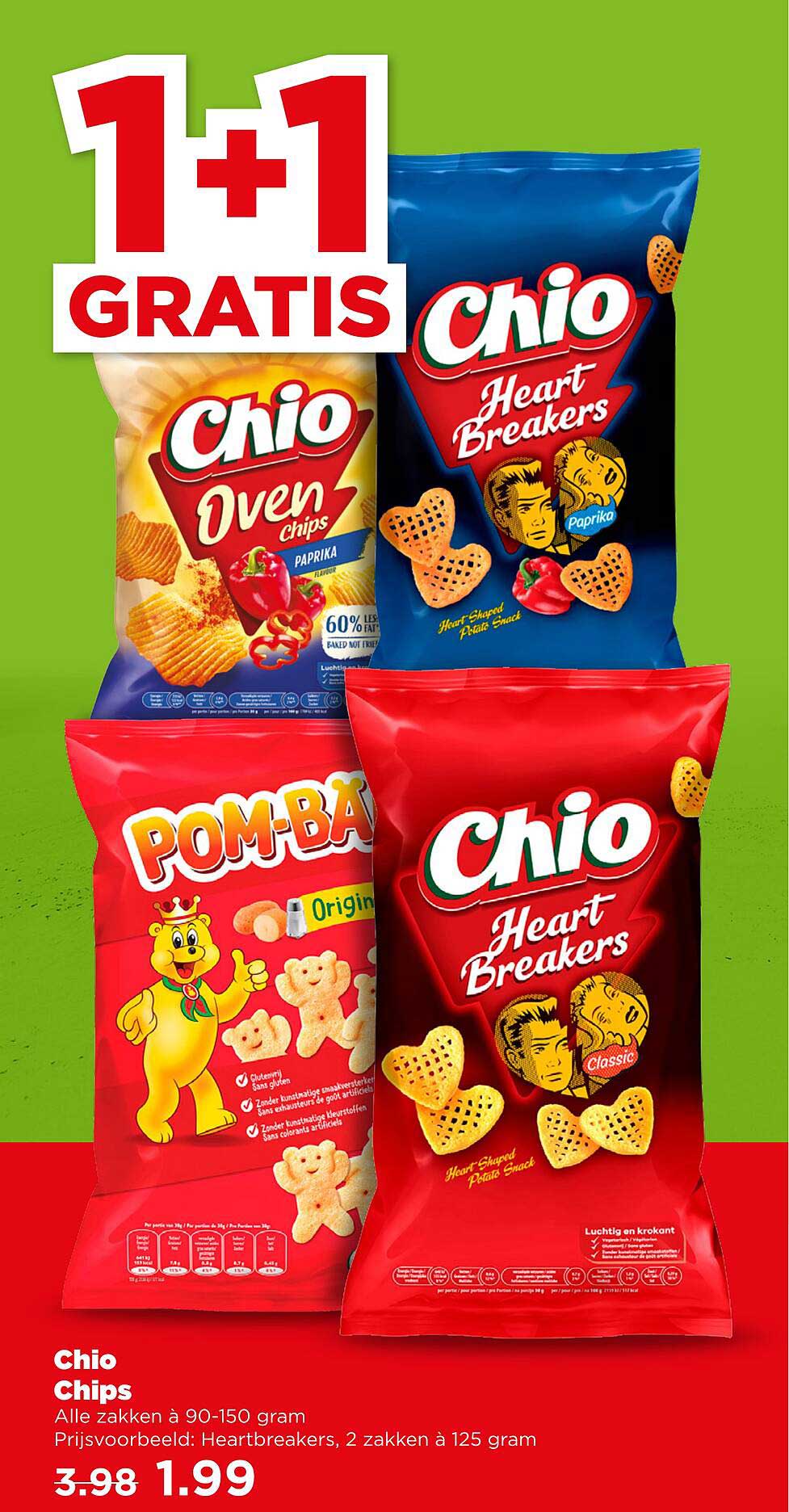 Chio Chips 1+1 gratis