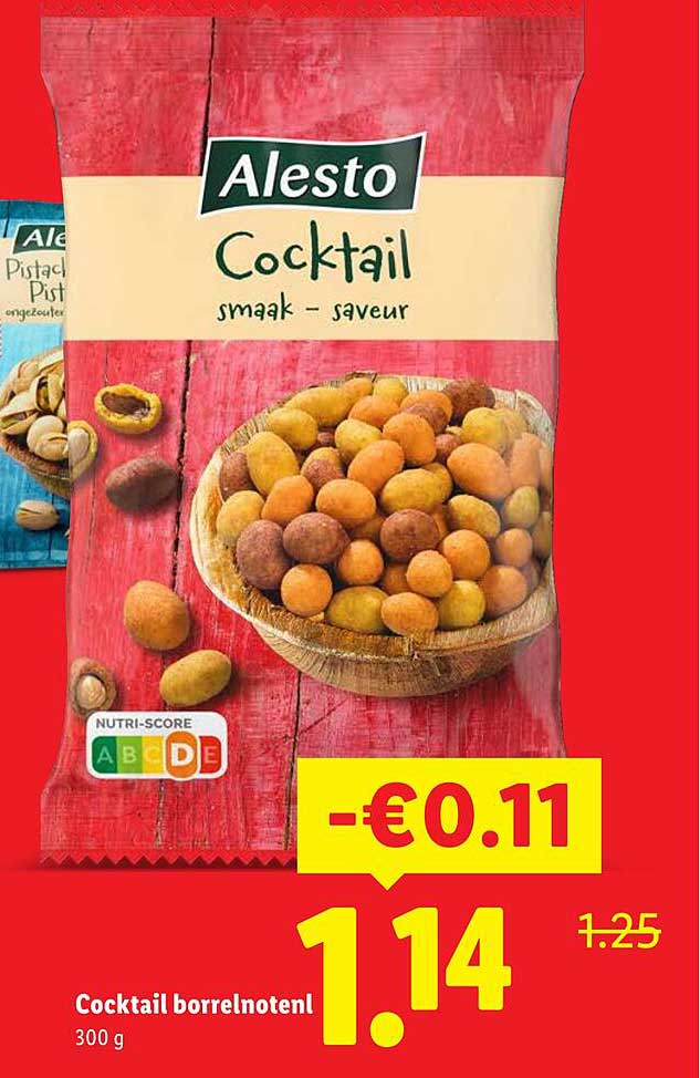 Cocktail borrelnoten 300 g