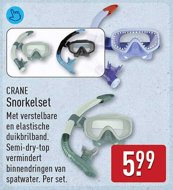 CRANE Snorkelset