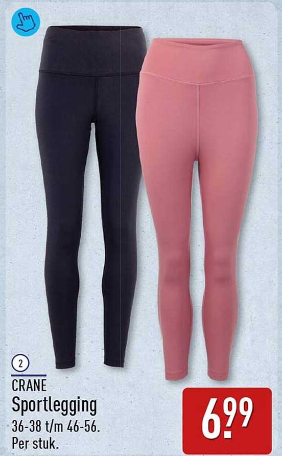 CRANE Sportlegging 36-38 t/m 46-56. Per stuk.