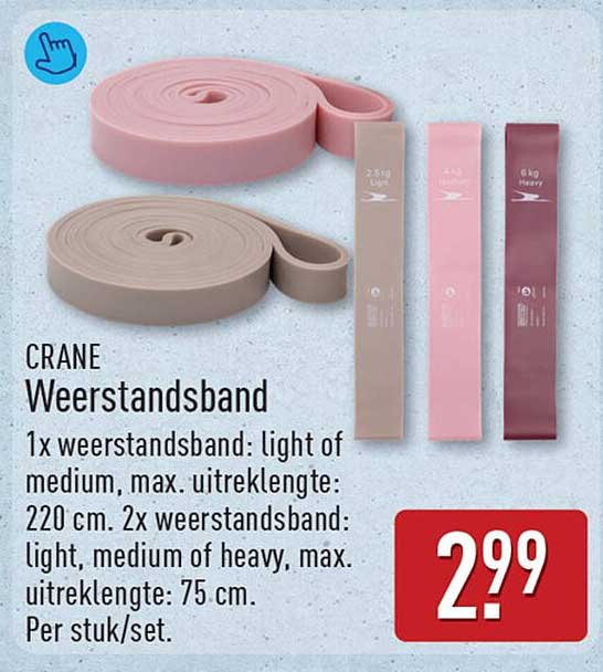 CRANE Weerstandsband