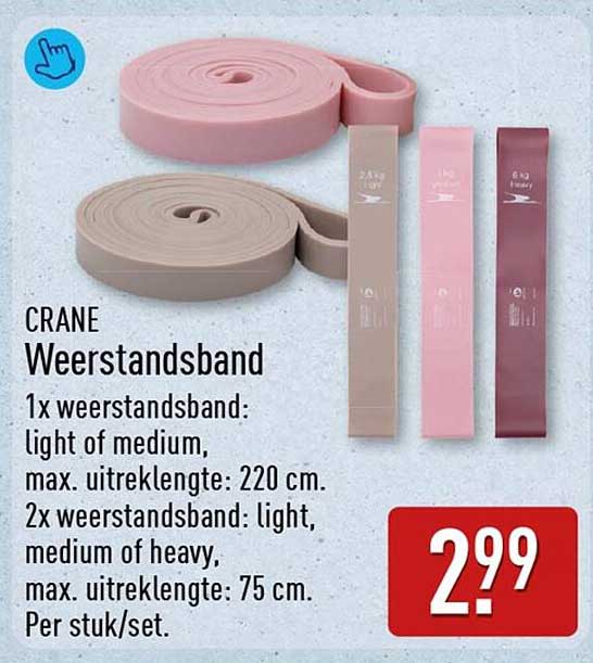CRANE Weerstandsband