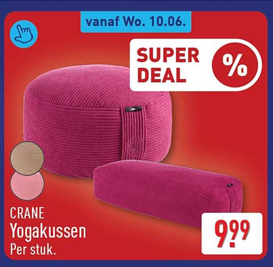 CRANE Yogakussen Per stuk. SUPER DEAL %