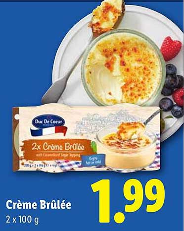 Crème Brûlée