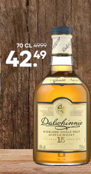Dalwhinnie Highland Single Malt Scotch Whisky 15 Years