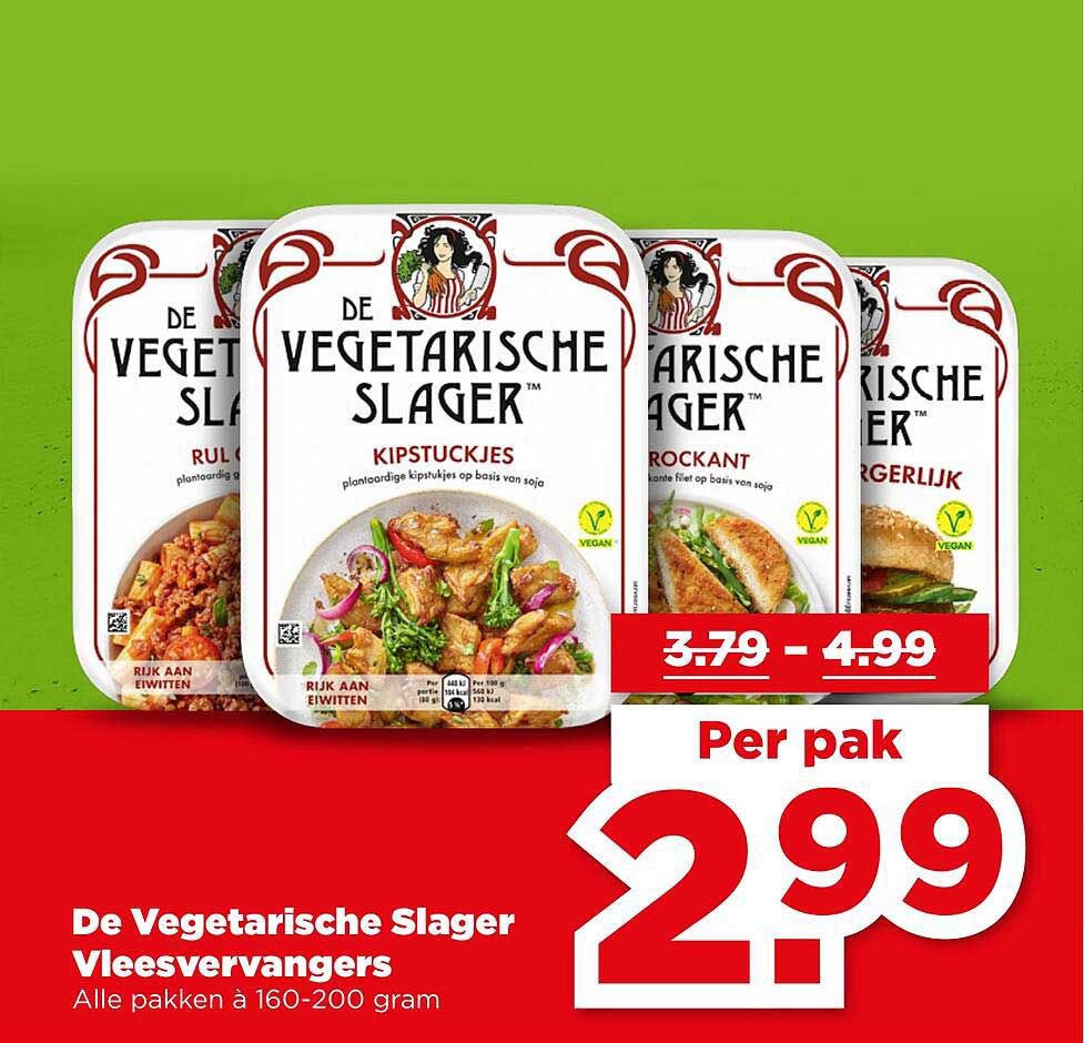 De Vegetarische Slager Vleesvervangers