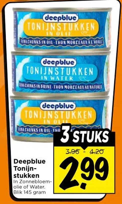 Deepblue Tonijn-stukken