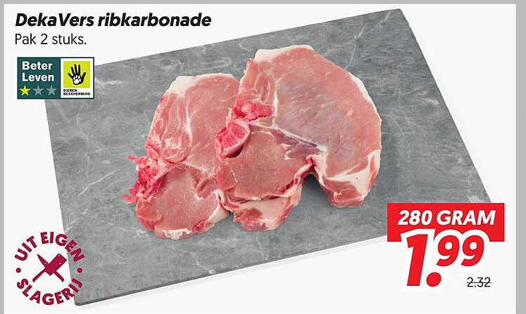DekaVers ribkarbonade