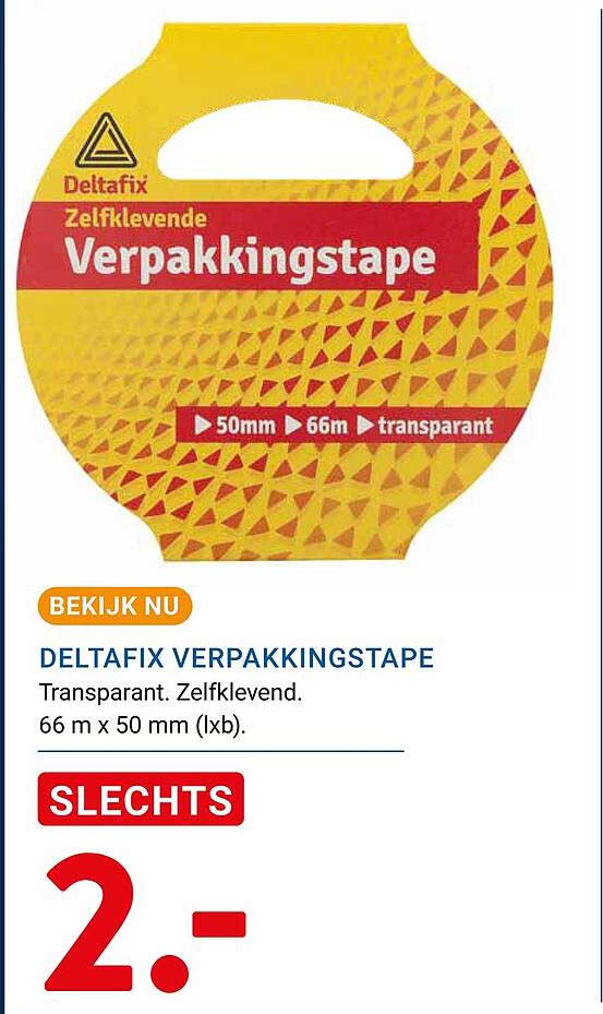 DELTAFIX VERPAKKINGSTAPE
