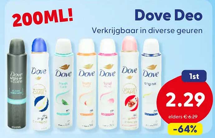 Dove Deo 200ml!
