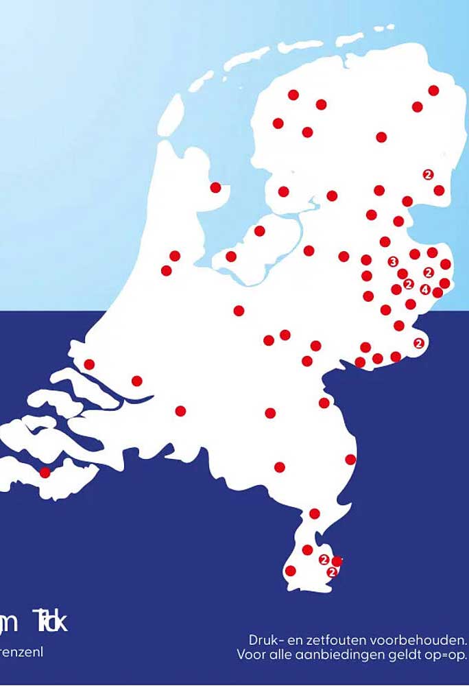 Druk- en zetfouten voorbehouden. Voor alle aanbiedingen geldt op=op.