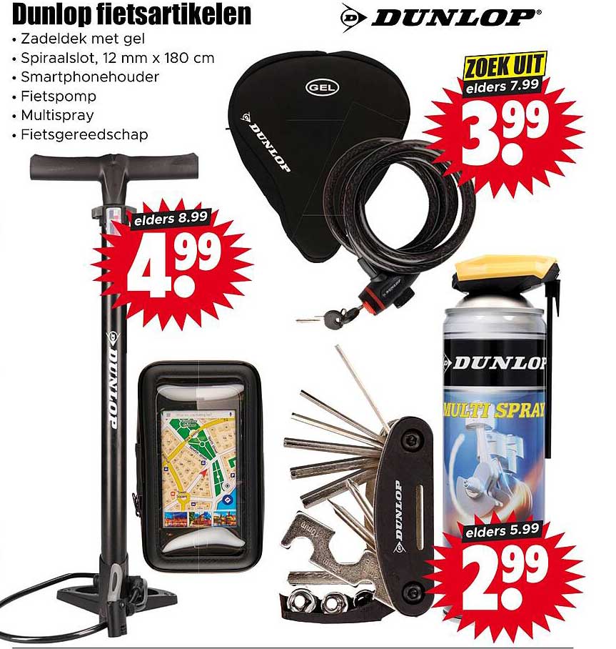 Dunlop fietsartikelen