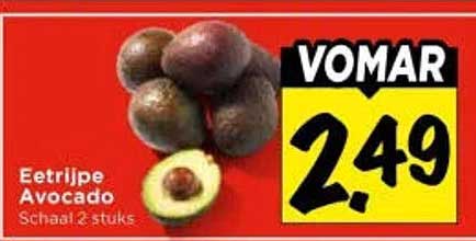 Eetrijpe Avocado Schaaltje 3 stuks