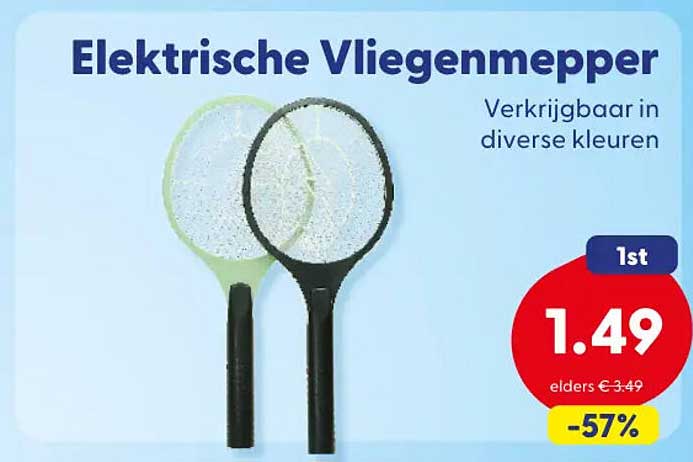 Elektrische Vliegenmepper