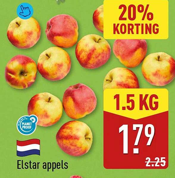 Elstar appels 20% korting