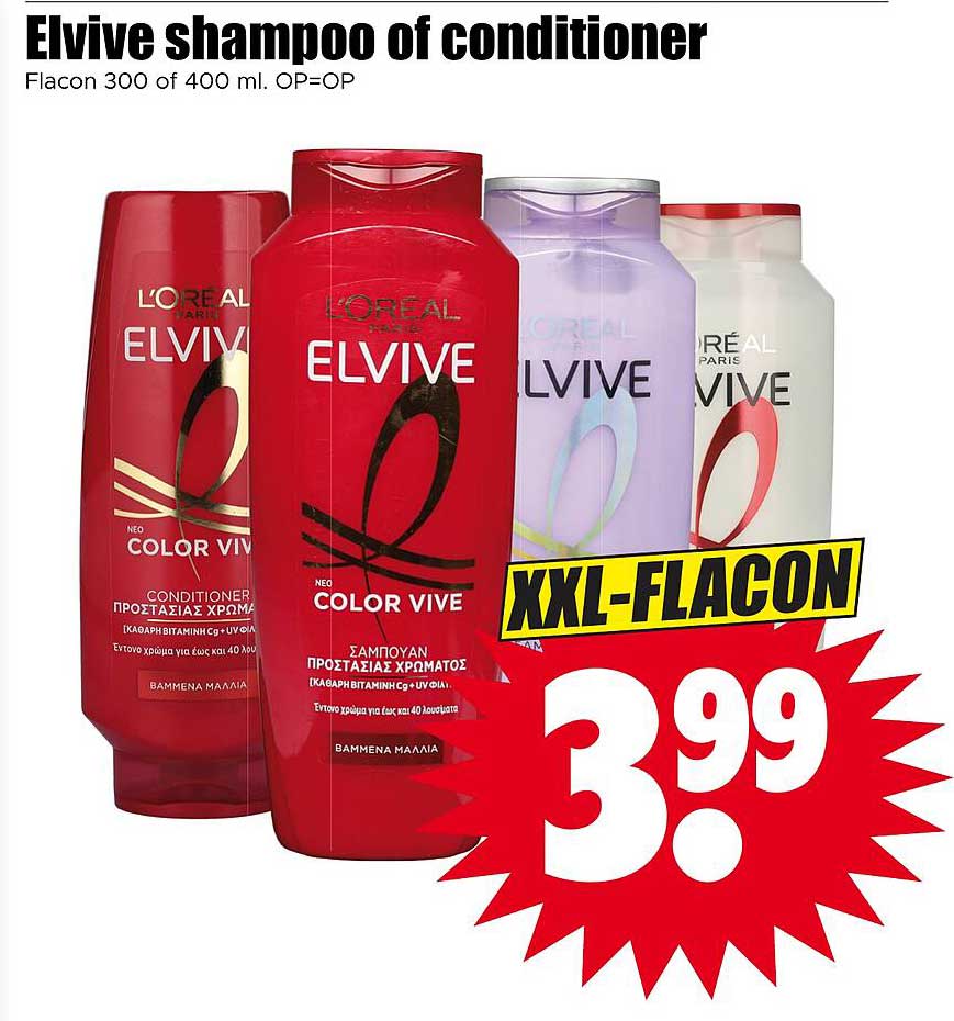 Elvive shampoo of conditioner XXL-FLACON