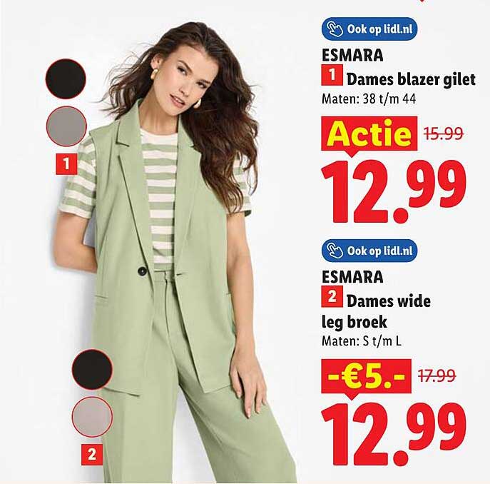ESMARA Dames blazer gilet
