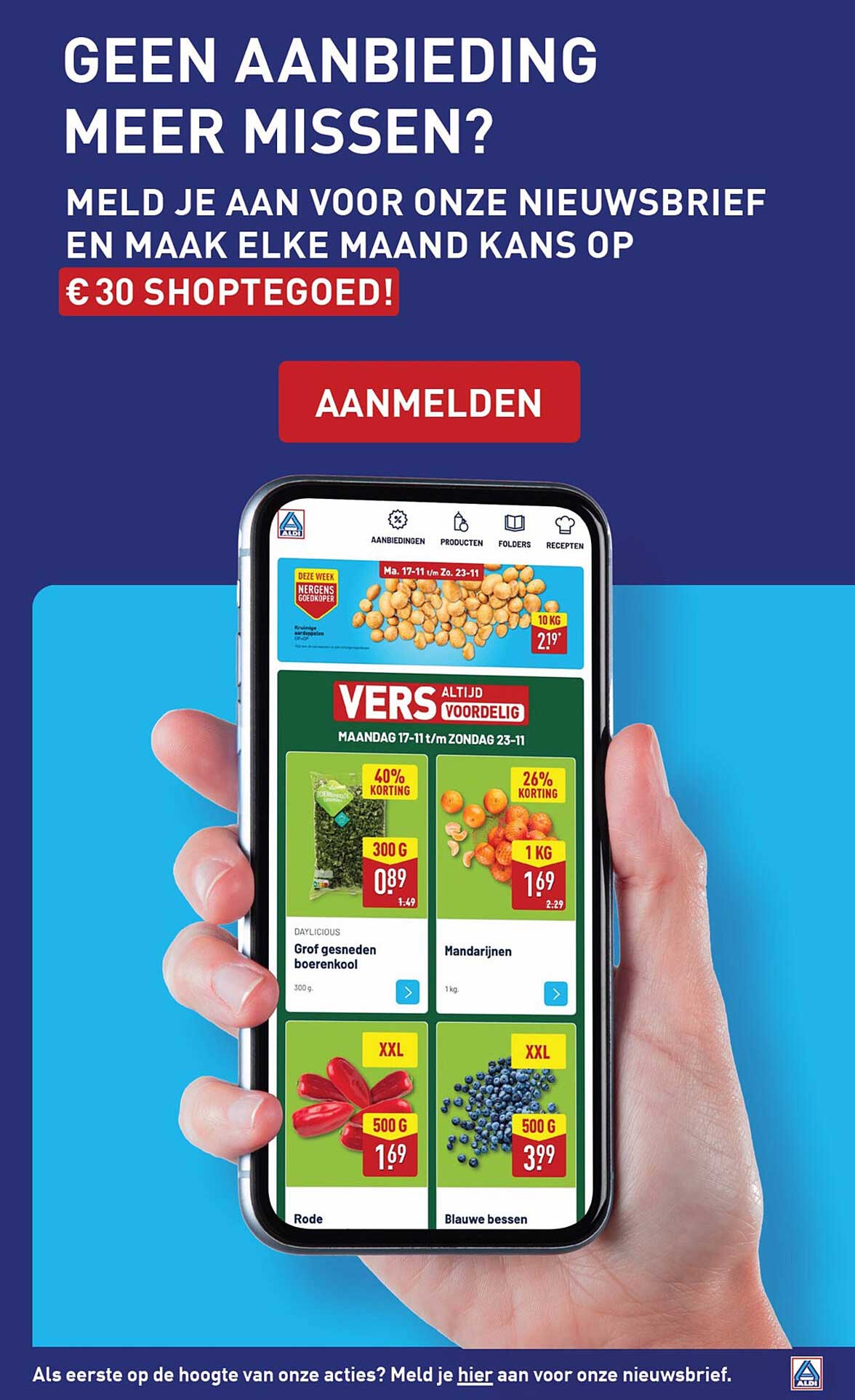 € 30 SHOPTEGOED! AANMELDEN