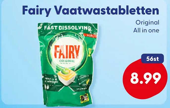 Fairy Vaatwastabletten Original All in one