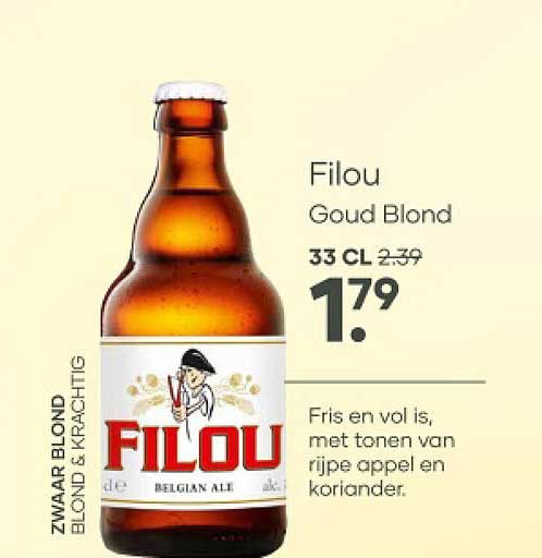 Filou Goud Blond