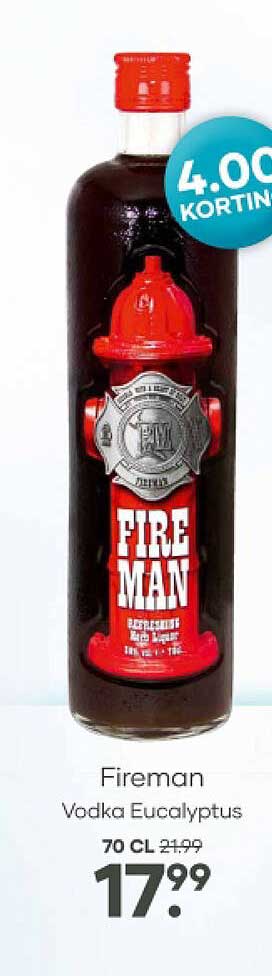 Fireman Vodka Eucalyptus