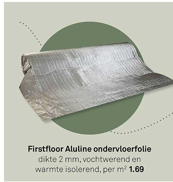 Firstfloor Aluline ondervloerfolie