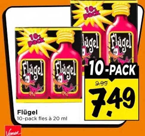 Flügel 10-pack fles à 20 ml