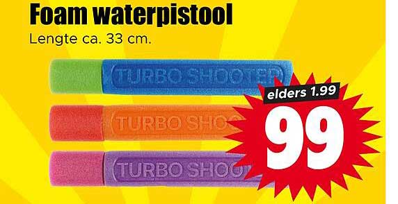 Foam waterpistool
