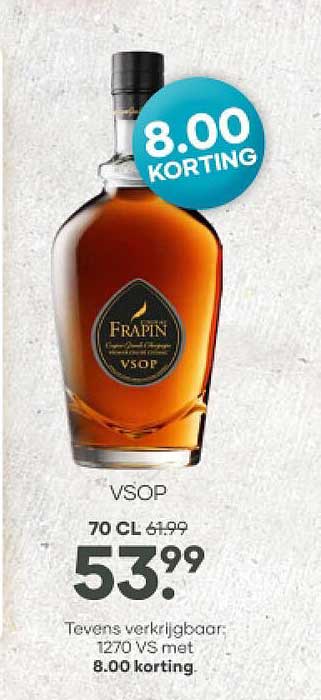 FRAPIN VSOP 70 CL 8.00 KORTING