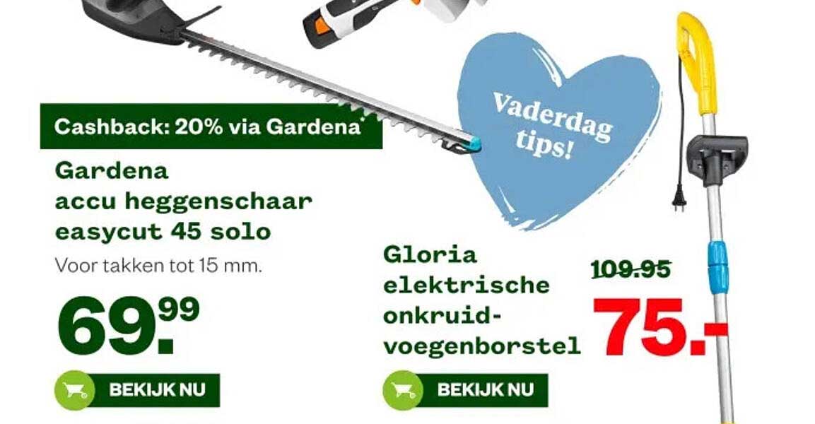 Gardena accu heggenschaar easycut 45 solo