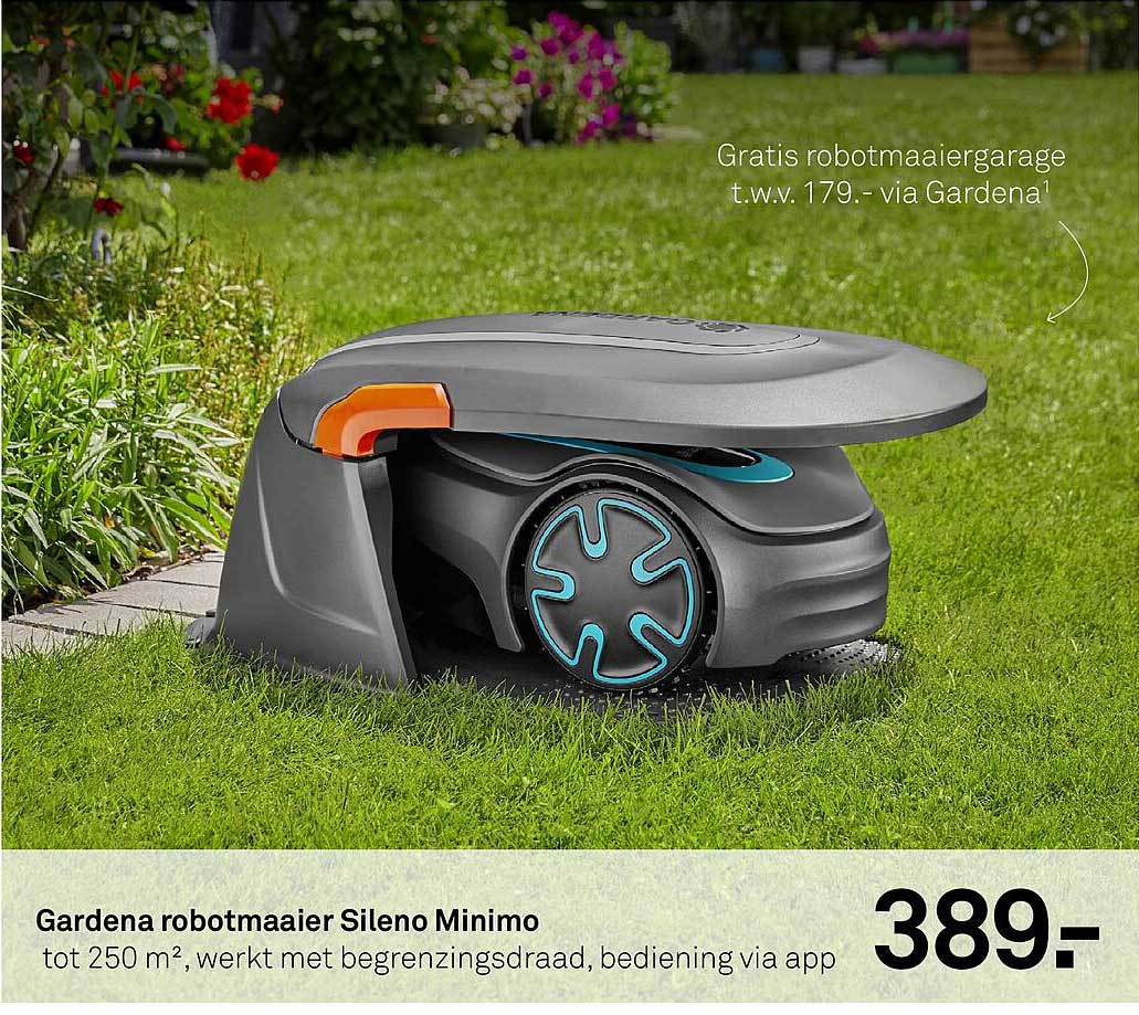 Gardena robotmaaier Sileno Minimo
