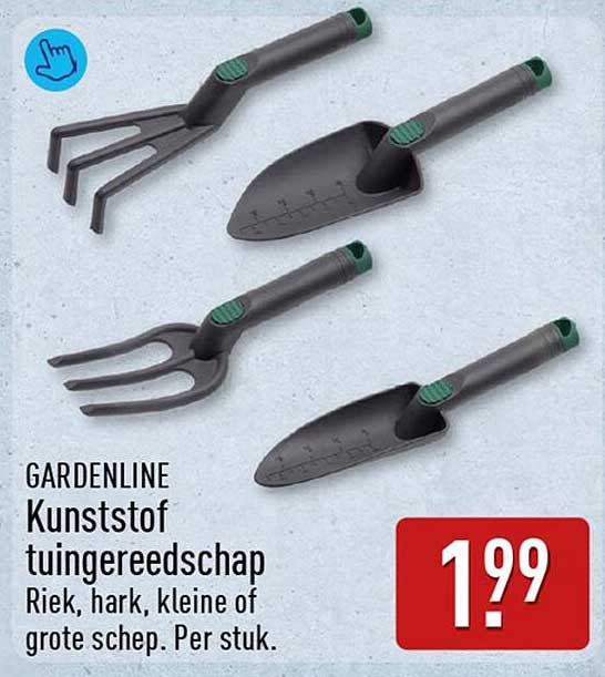 GARDENLINE Kunststof tuingereedschap