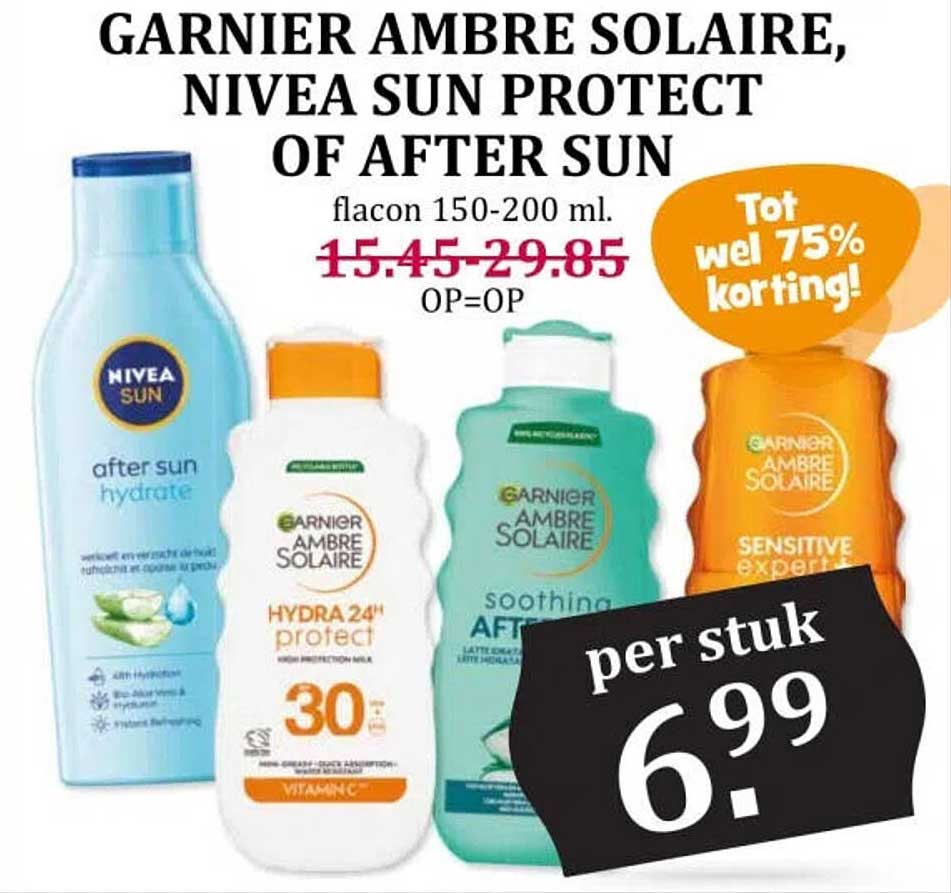 Garnier Ambre Solaire, Nivea Sun Protect of After Sun