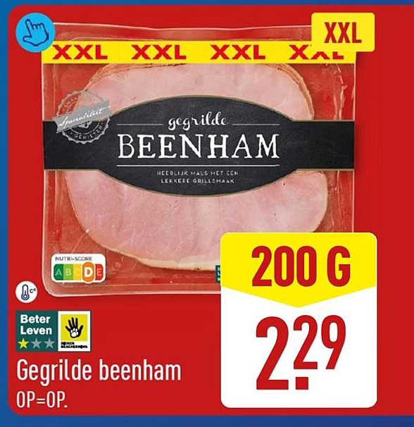 Gegrilde beenham