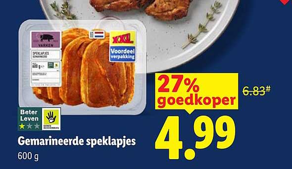 Gemarineerde speklapjes