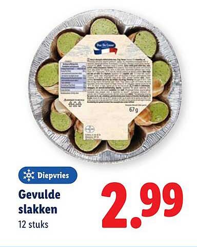 Gevulde slakken 12 stuks
