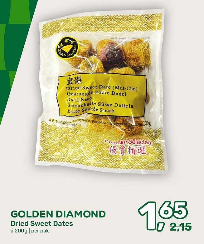 GOLDEN DIAMOND Dried Sweet Dates