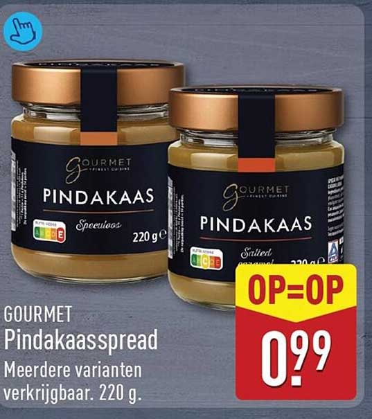 GOURMET Pindakaasspread Meerdere varianten verkrijgbaar. 220 g.