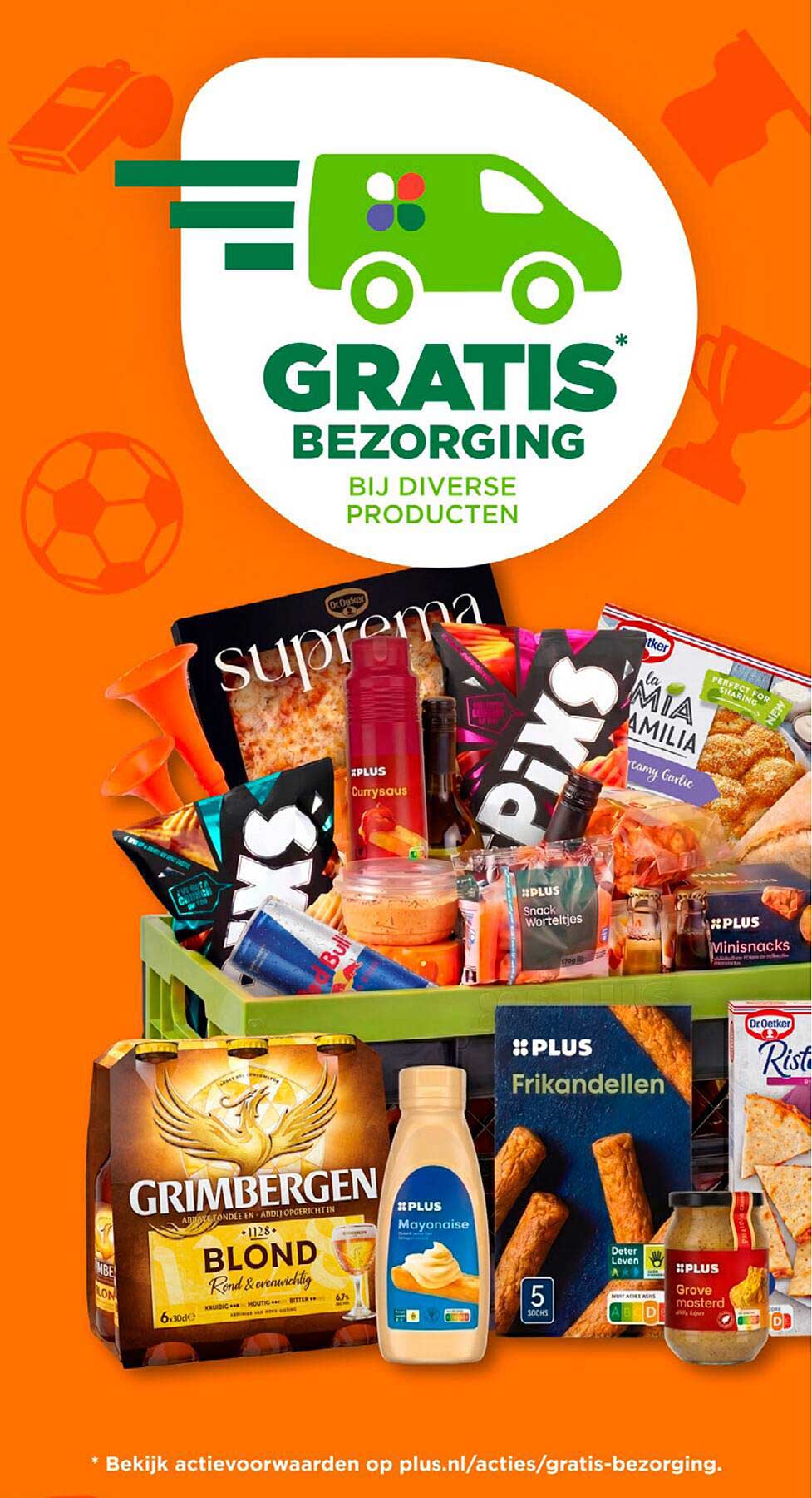 GRATIS BEZORGING BIJ DIVERSE PRODUCTEN