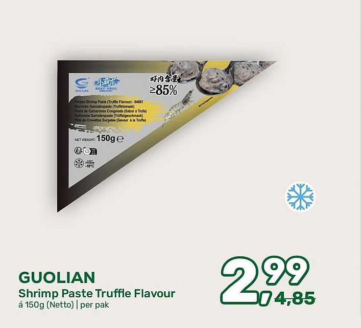 GUOLIAN Shrimp Paste Truffle Flavour á 150g (Netto) | per pak