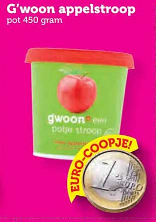 G'woon appelstroop pot 450 gram
